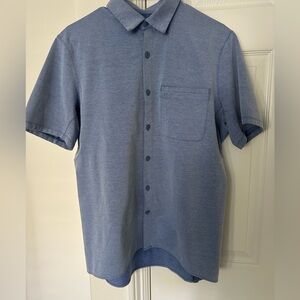 Lululemon Men’s Live in Practice - short sleeve button down shirt